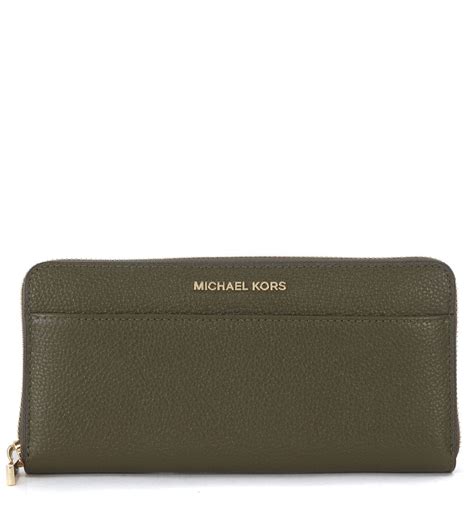 olive michael kors wallet|michael kors racing green wallet.